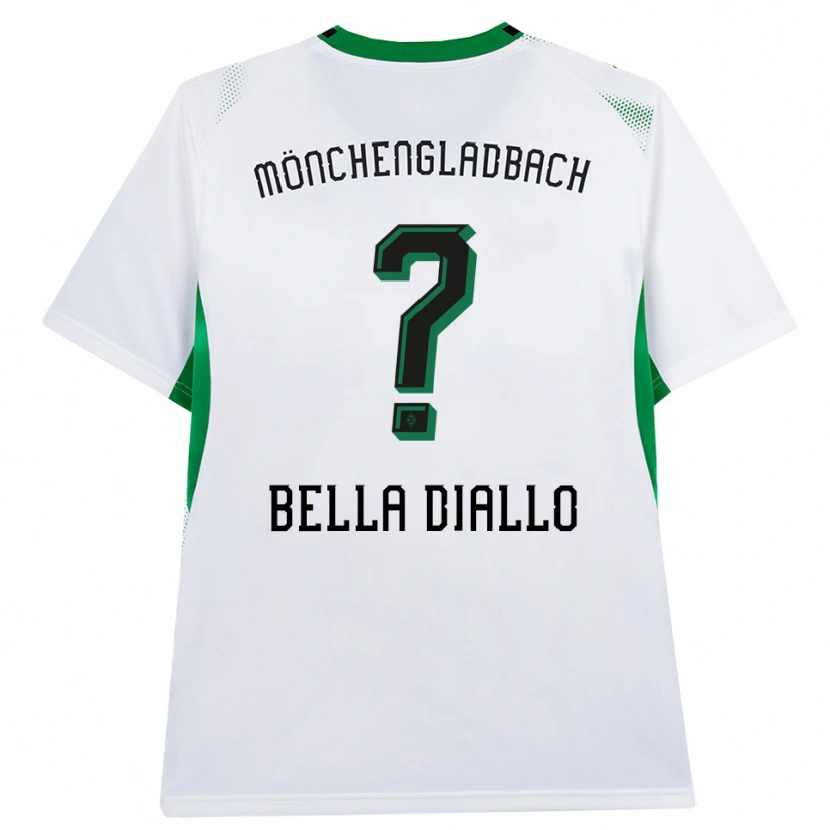 Danxen Kinder Oumar Bella Diallo #0 Weiß Schwarz Grün Heimtrikot Trikot 2026/27 T-Shirt Schweiz