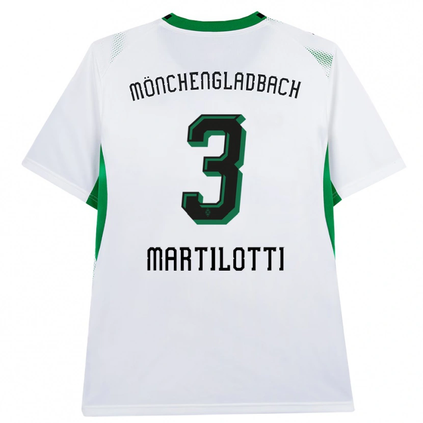 Danxen Kinder Francesco Martilotti #3 Weiß Schwarz Grün Heimtrikot Trikot 2026/27 T-Shirt Schweiz