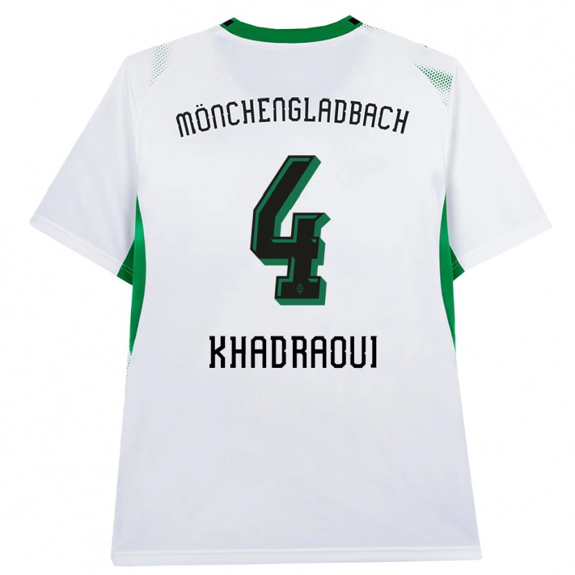 Danxen Kinder Elias Khadraoui #4 Weiß Schwarz Grün Heimtrikot Trikot 2026/27 T-Shirt Schweiz