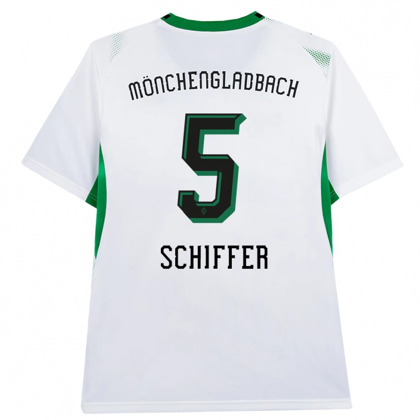 Danxen Kinder Ben Schiffer #5 Weiß Schwarz Grün Heimtrikot Trikot 2026/27 T-Shirt Schweiz