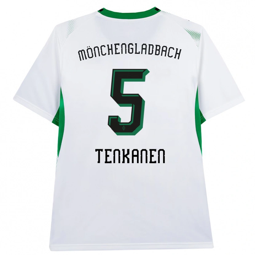 Danxen Kinder Luke Tenkanen #5 Weiß Schwarz Grün Heimtrikot Trikot 2026/27 T-Shirt Schweiz