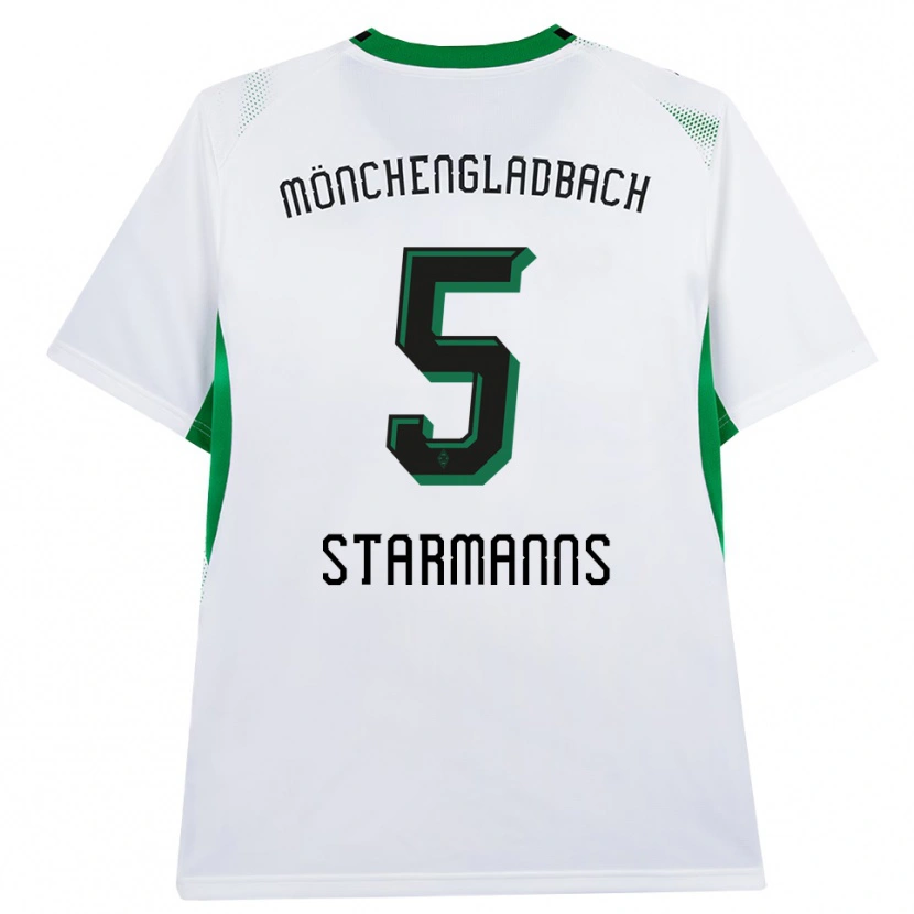 Danxen Kinder Sandra Starmanns #5 Weiß Schwarz Grün Heimtrikot Trikot 2026/27 T-Shirt Schweiz