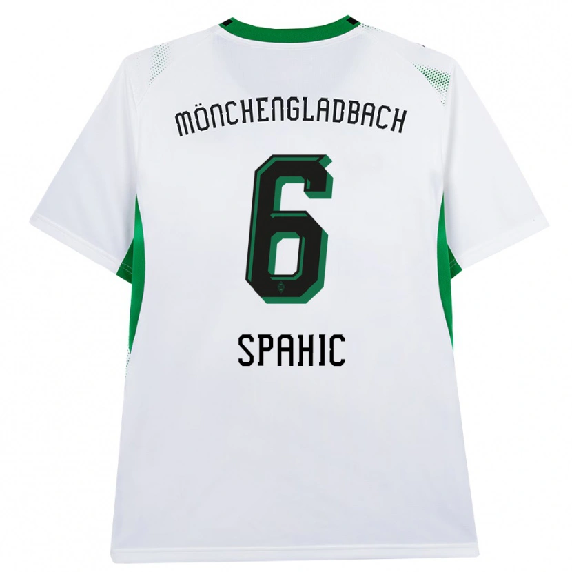 Danxen Kinder Armin Spahic #6 Weiß Schwarz Grün Heimtrikot Trikot 2026/27 T-Shirt Schweiz