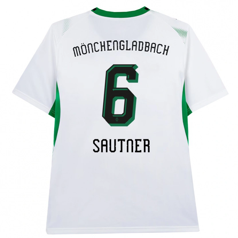 Danxen Kinder Piet Sautner #6 Weiß Schwarz Grün Heimtrikot Trikot 2026/27 T-Shirt Schweiz