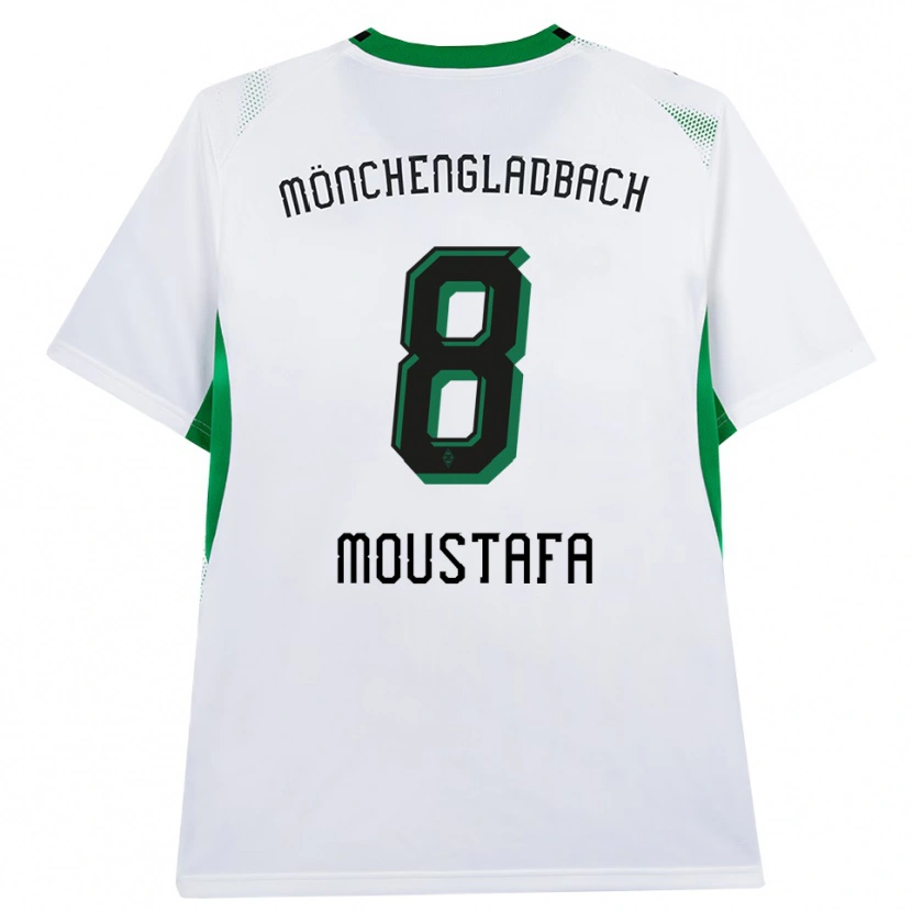 Danxen Kinder Moustafa Ashraf Moustafa #8 Weiß Schwarz Grün Heimtrikot Trikot 2026/27 T-Shirt Schweiz
