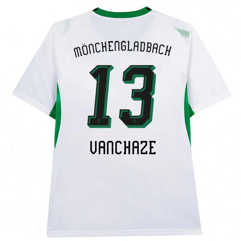 Danxen Kinder Charly Vanchaze #13 Weiß Schwarz Grün Heimtrikot Trikot 2026/27 T-Shirt Schweiz