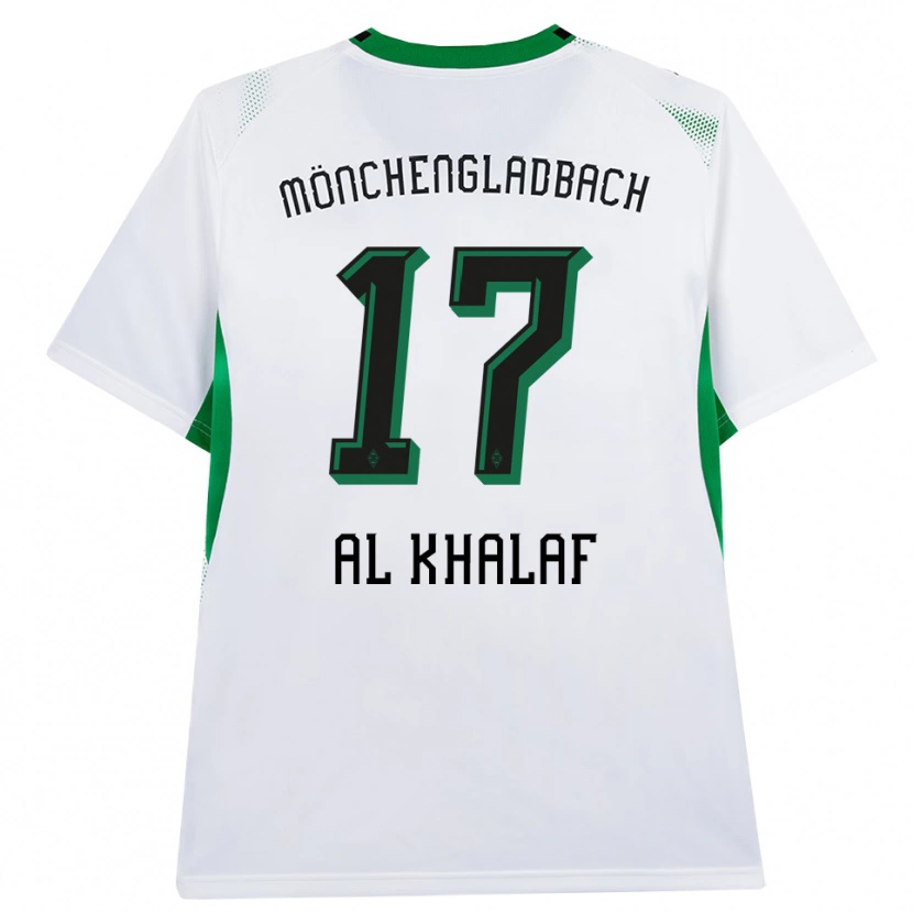 Danxen Kinder Abdul Al-Khalaf #17 Weiß Schwarz Grün Heimtrikot Trikot 2026/27 T-Shirt Schweiz