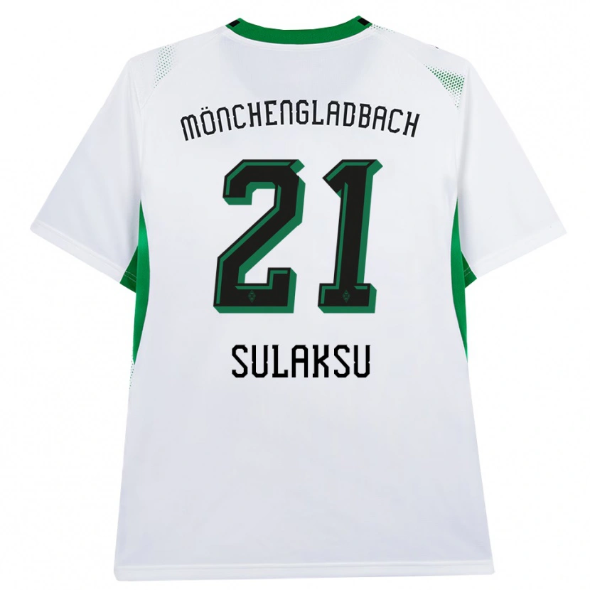 Danxen Kinder Ozan Sulaksu #21 Weiß Schwarz Grün Heimtrikot Trikot 2026/27 T-Shirt Schweiz