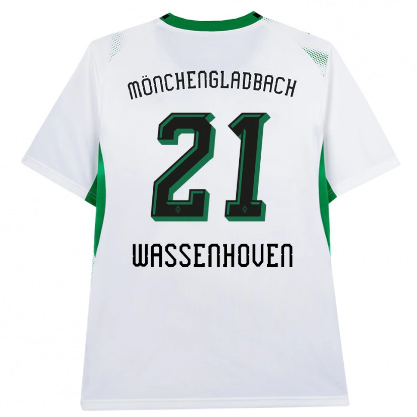 Danxen Kinder Michelle Wassenhoven #21 Weiß Schwarz Grün Heimtrikot Trikot 2026/27 T-Shirt Schweiz