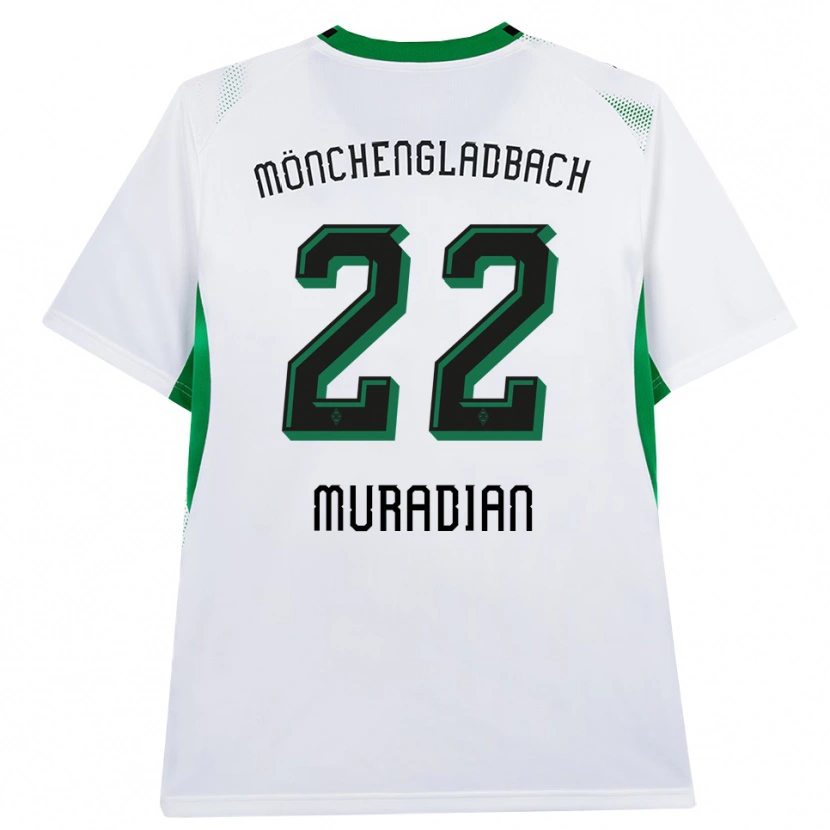 Danxen Kinder Artem Muradyan #22 Weiß Schwarz Grün Heimtrikot Trikot 2026/27 T-Shirt Schweiz