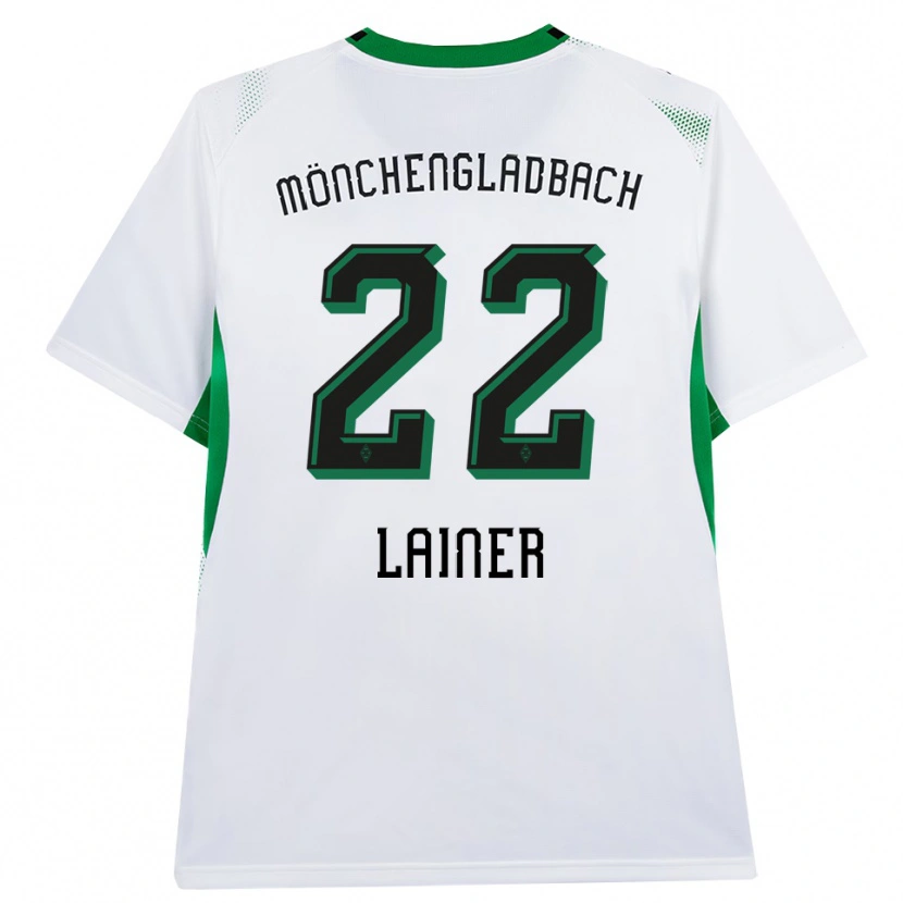 Danxen Kinder Stefan Lainer #22 Weiß Schwarz Grün Heimtrikot Trikot 2026/27 T-Shirt Schweiz