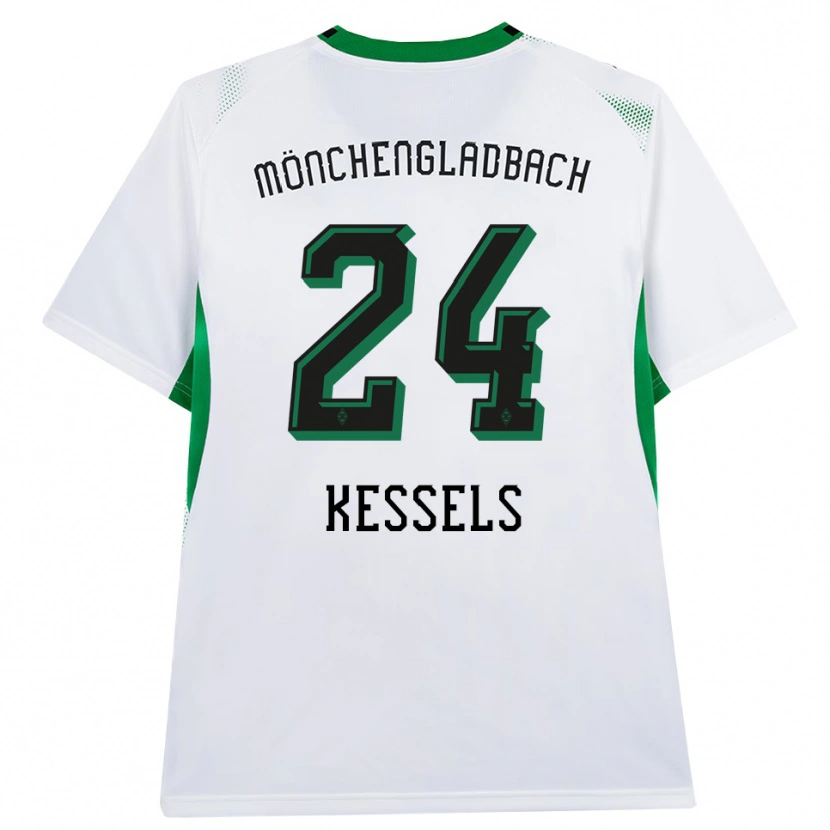 Danxen Kinder Imke Kessels #24 Weiß Schwarz Grün Heimtrikot Trikot 2026/27 T-Shirt Schweiz