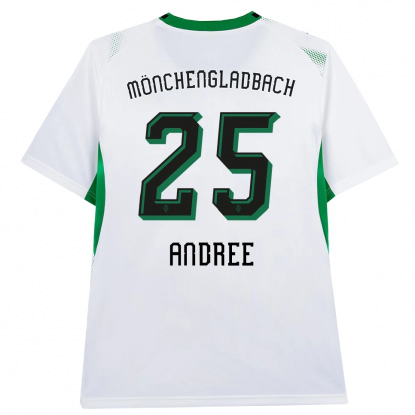 Danxen Kinder Lukas Andree #25 Weiß Schwarz Grün Heimtrikot Trikot 2026/27 T-Shirt Schweiz