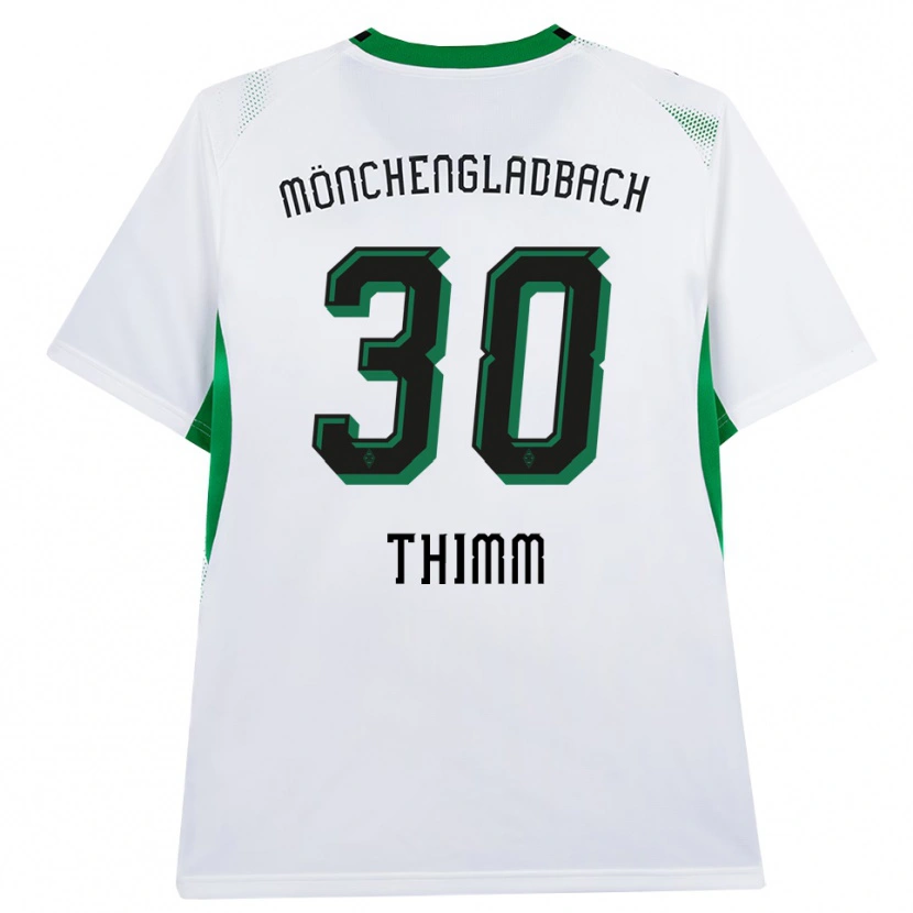 Danxen Kinder Joshua Thimm #30 Weiß Schwarz Grün Heimtrikot Trikot 2026/27 T-Shirt Schweiz