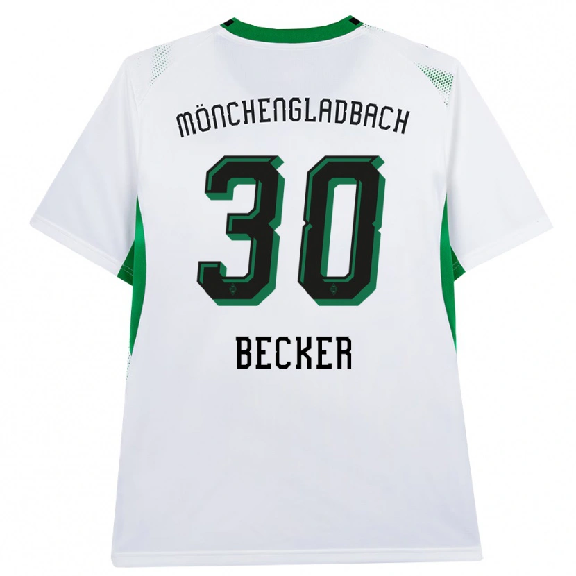 Danxen Kinder Benjamin Becker #30 Weiß Schwarz Grün Heimtrikot Trikot 2026/27 T-Shirt Schweiz