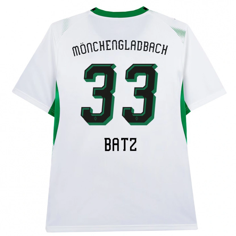 Danxen Kinder Daniel Batz #33 Weiß Schwarz Grün Heimtrikot Trikot 2026/27 T-Shirt Schweiz