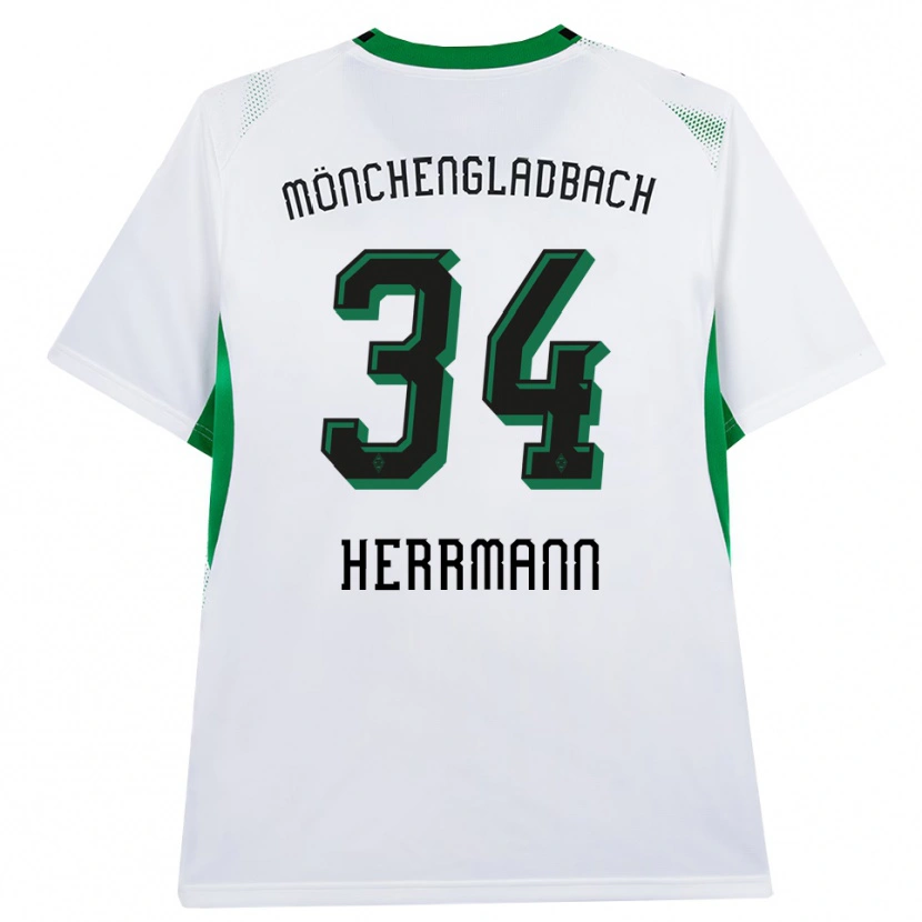Danxen Kinder Charles Herrmann #34 Weiß Schwarz Grün Heimtrikot Trikot 2026/27 T-Shirt Schweiz