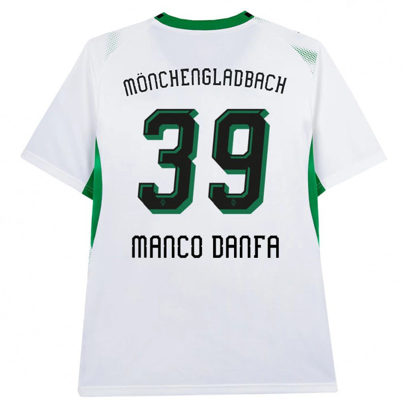 Danxen Kinder Iaia Manco Danfa #39 Weiß Schwarz Grün Heimtrikot Trikot 2026/27 T-Shirt Schweiz