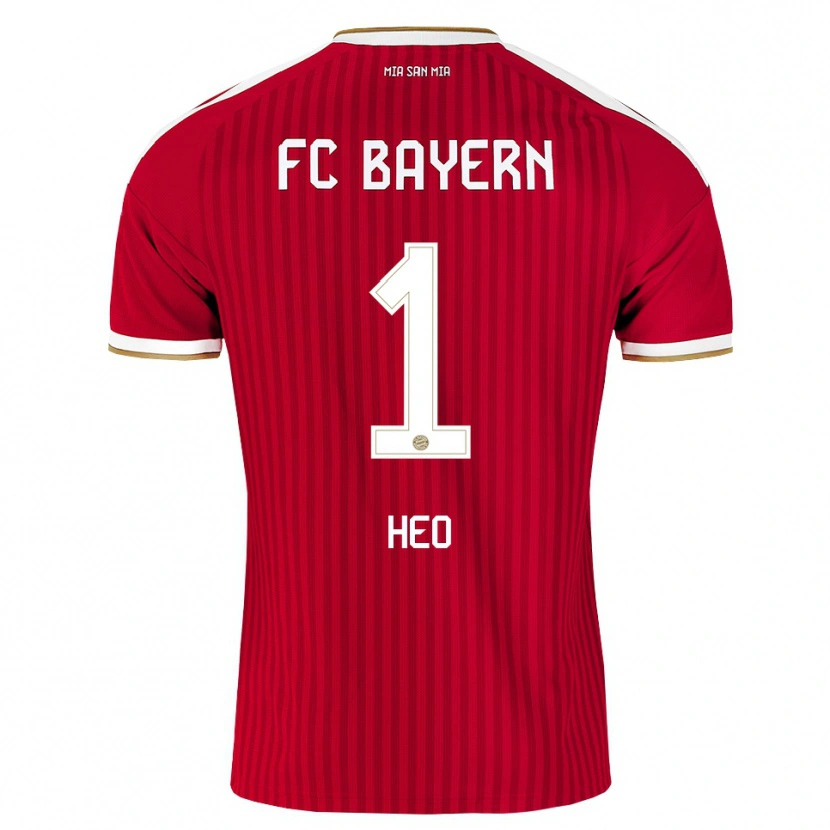 Danxen Kinder Jae-Won Heo #1 Rot Weiß Blau Heimtrikot Trikot 2026/27 T-Shirt Schweiz