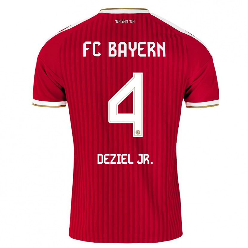 Danxen Kinder Robert Deziel Jr. #4 Rot Weiß Blau Heimtrikot Trikot 2026/27 T-Shirt Schweiz
