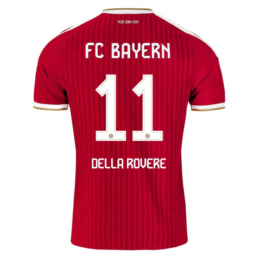 Danxen Kinder Guido Della Rovere #11 Rot Weiß Blau Heimtrikot Trikot 2026/27 T-Shirt Schweiz