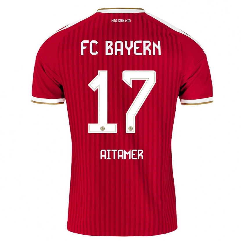 Danxen Kinder Younes Aitamer #17 Rot Weiß Blau Heimtrikot Trikot 2026/27 T-Shirt Schweiz