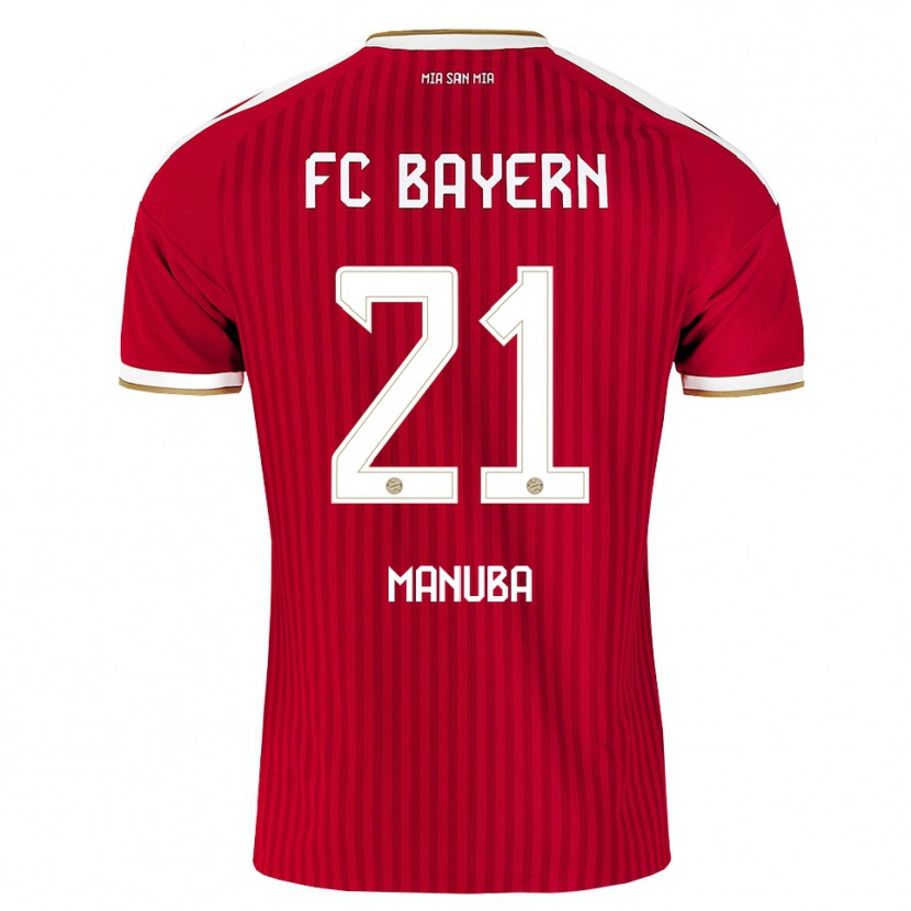 Danxen Kinder Vincent Manuba #21 Rot Weiß Blau Heimtrikot Trikot 2026/27 T-Shirt Schweiz