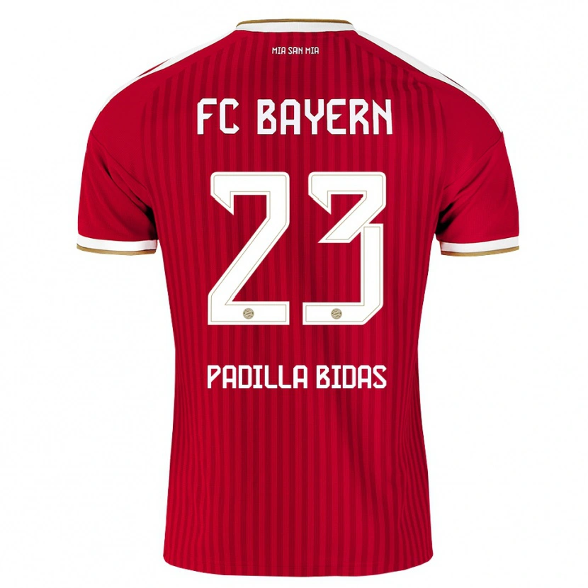 Danxen Kinder Natalia Padilla #23 Rot Weiß Blau Heimtrikot Trikot 2026/27 T-Shirt Schweiz