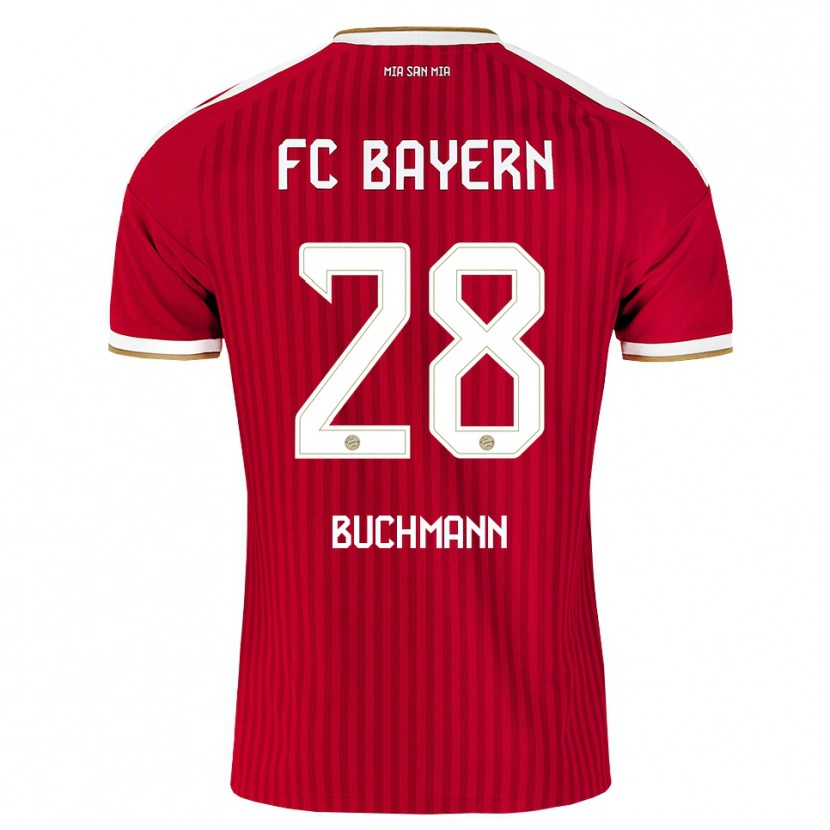 Danxen Kinder Tarek Buchmann #28 Rot Weiß Blau Heimtrikot Trikot 2026/27 T-Shirt Schweiz