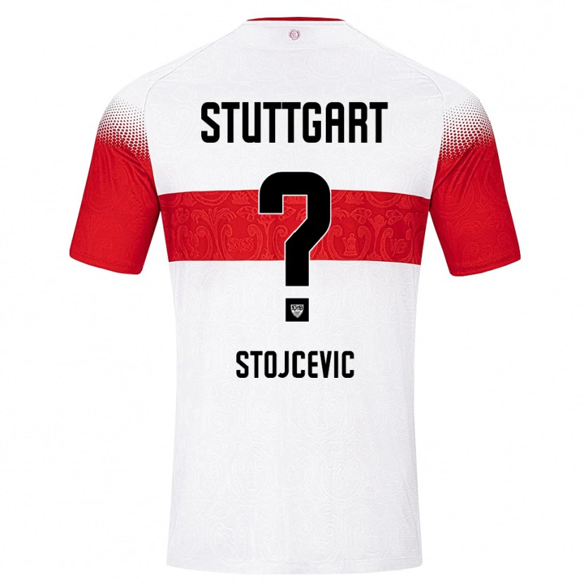 Danxen Kinder Martin Stojcevic #0 Weiß Rot Gelb Heimtrikot Trikot 2026/27 T-Shirt Schweiz