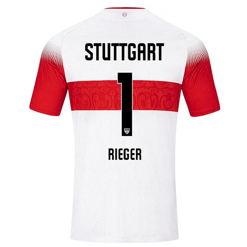 Danxen Kinder Nico Rieger #1 Weiß Rot Gelb Heimtrikot Trikot 2026/27 T-Shirt Schweiz