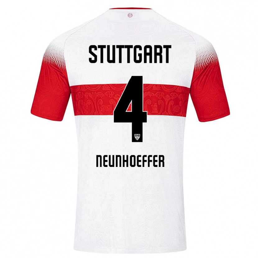 Danxen Kinder Felix Neunhoeffer #4 Weiß Rot Gelb Heimtrikot Trikot 2026/27 T-Shirt Schweiz