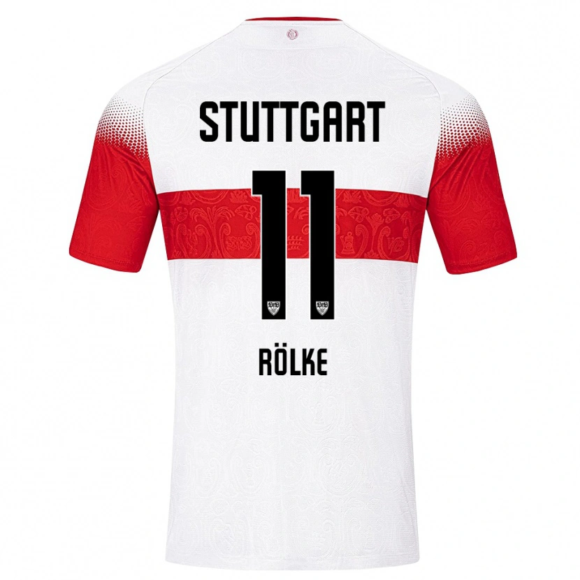 Danxen Kinder Oliver Rölke #11 Weiß Rot Gelb Heimtrikot Trikot 2026/27 T-Shirt Schweiz