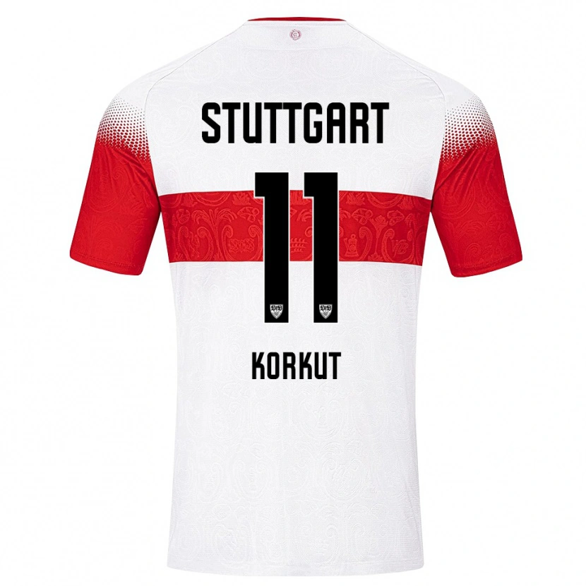 Danxen Kinder Efe Korkut #11 Weiß Rot Gelb Heimtrikot Trikot 2026/27 T-Shirt Schweiz