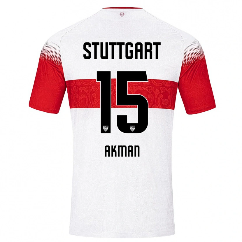Danxen Kinder Aykan Akman #15 Weiß Rot Gelb Heimtrikot Trikot 2026/27 T-Shirt Schweiz