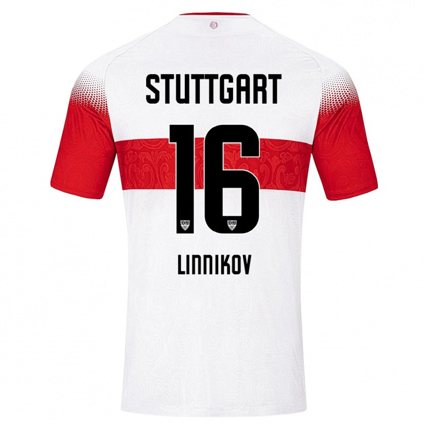 Danxen Kinder Vsevolod Linnikov #16 Weiß Rot Gelb Heimtrikot Trikot 2026/27 T-Shirt Schweiz