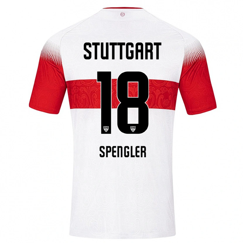 Danxen Kinder Jana Spengler #18 Weiß Rot Gelb Heimtrikot Trikot 2026/27 T-Shirt Schweiz