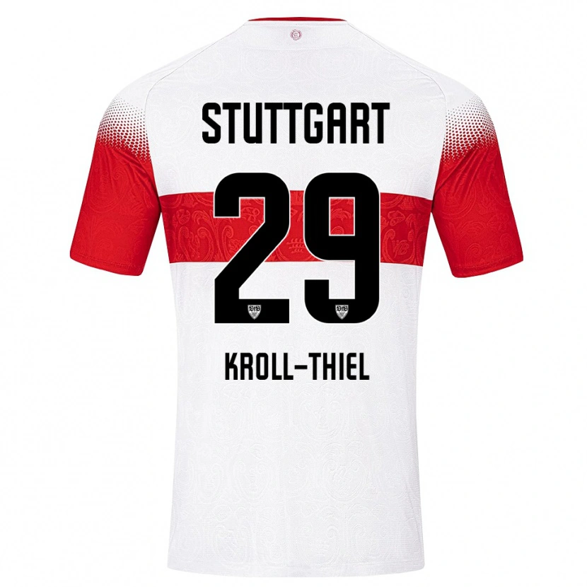 Danxen Kinder Colin Kroll-Thiel #29 Weiß Rot Gelb Heimtrikot Trikot 2026/27 T-Shirt Schweiz