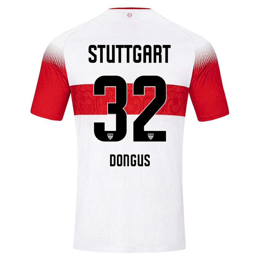 Danxen Kinder Tamar Dongus #32 Weiß Rot Gelb Heimtrikot Trikot 2026/27 T-Shirt Schweiz