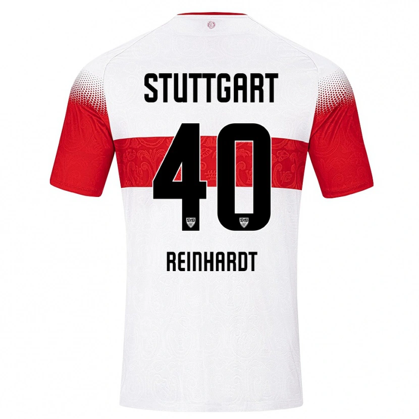 Danxen Kinder Peter Reinhardt #40 Weiß Rot Gelb Heimtrikot Trikot 2026/27 T-Shirt Schweiz