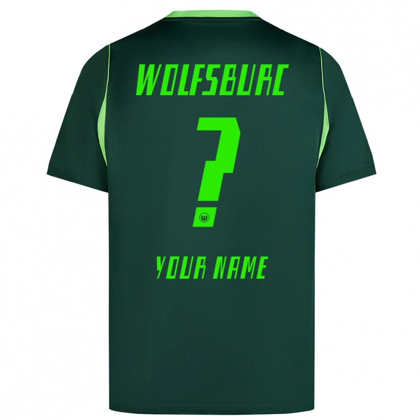 Danxen Kinder Ihren Namen #0 Dunkelgrün Weiß Heimtrikot Trikot 2026/27 T-Shirt Schweiz