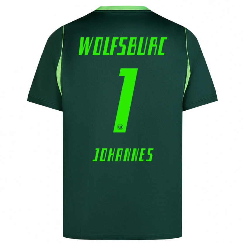 Danxen Kinder Stina Johannes #1 Dunkelgrün Weiß Heimtrikot Trikot 2026/27 T-Shirt Schweiz