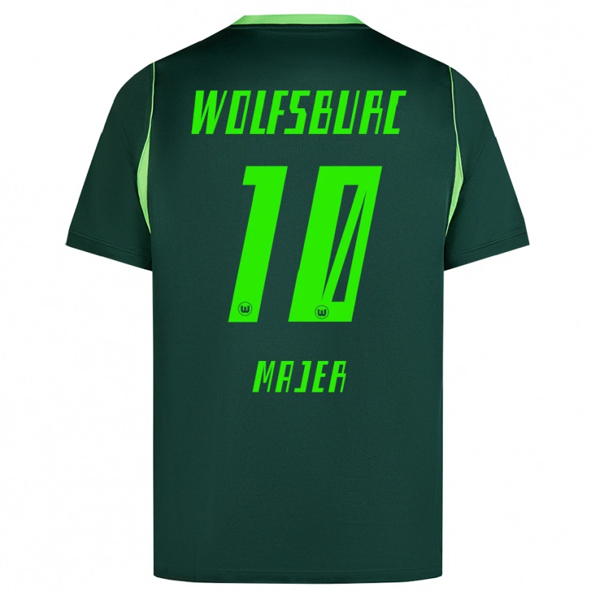 Danxen Kinder Lovro Majer #10 Dunkelgrün Weiß Heimtrikot Trikot 2026/27 T-Shirt Schweiz