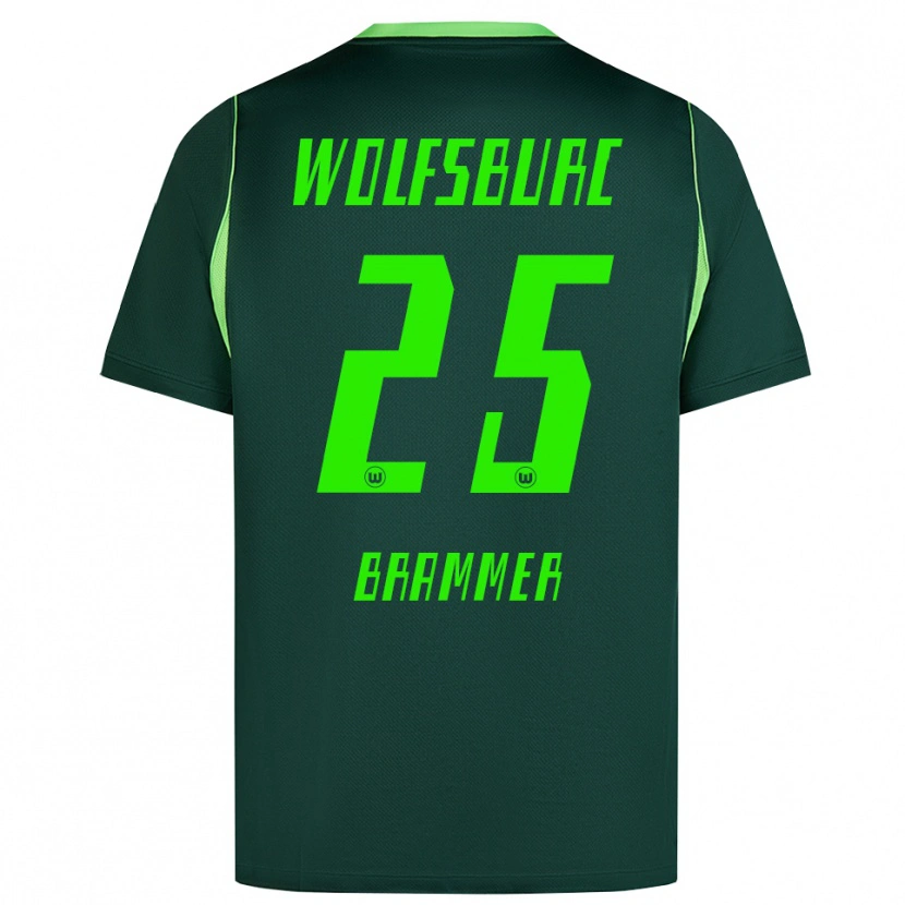 Danxen Kinder Ole Brammer #25 Dunkelgrün Weiß Heimtrikot Trikot 2026/27 T-Shirt Schweiz