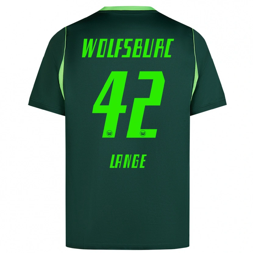 Danxen Kinder Felix Lange #42 Dunkelgrün Weiß Heimtrikot Trikot 2026/27 T-Shirt Schweiz