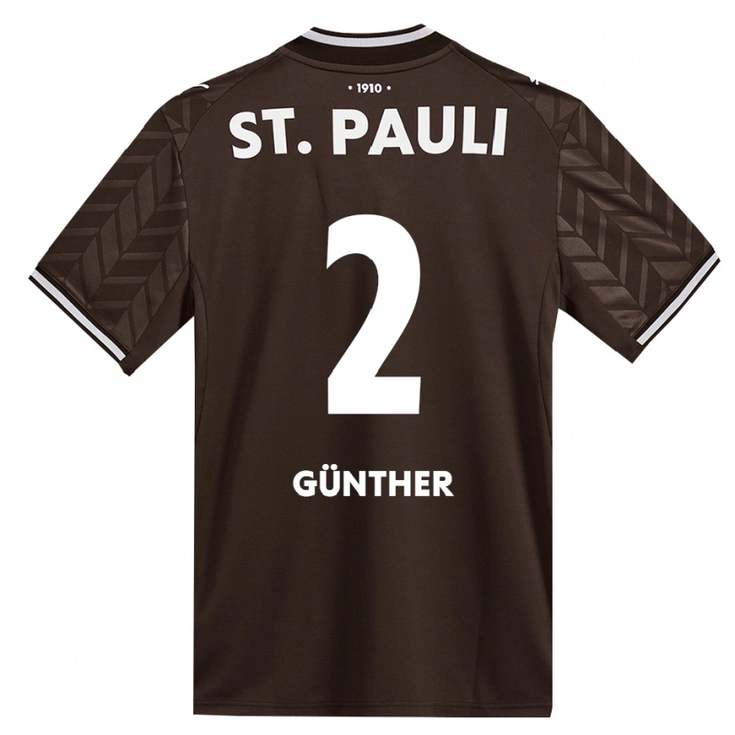 Danxen Kinder Luca Günther #2 Kaffee Weiß Heimtrikot Trikot 2026/27 T-Shirt Schweiz