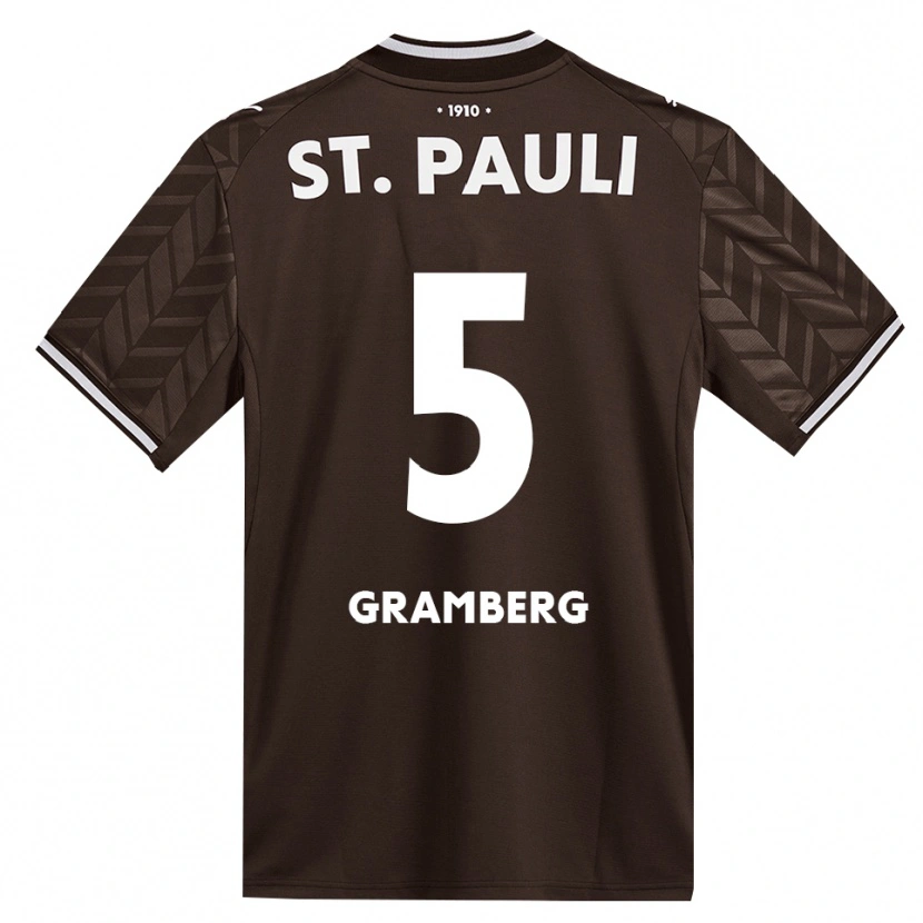 Danxen Kinder Jamel Gramberg #5 Kaffee Weiß Heimtrikot Trikot 2026/27 T-Shirt Schweiz