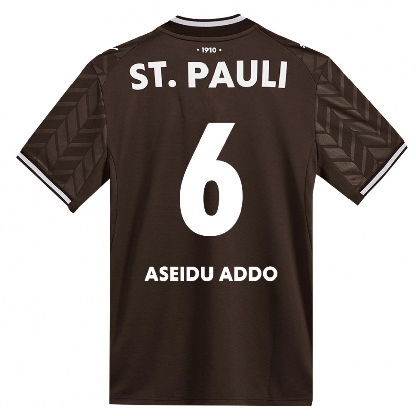 Danxen Kinder Joel Addo #6 Kaffee Weiß Heimtrikot Trikot 2026/27 T-Shirt Schweiz