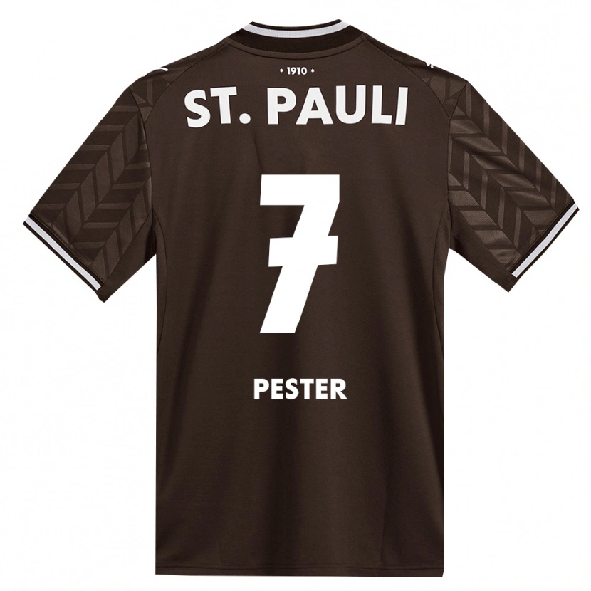 Danxen Kinder Gejon Pester #7 Kaffee Weiß Heimtrikot Trikot 2026/27 T-Shirt Schweiz