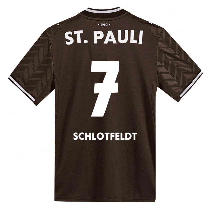 Danxen Kinder Tim Schlotfeldt #7 Kaffee Weiß Heimtrikot Trikot 2026/27 T-Shirt Schweiz